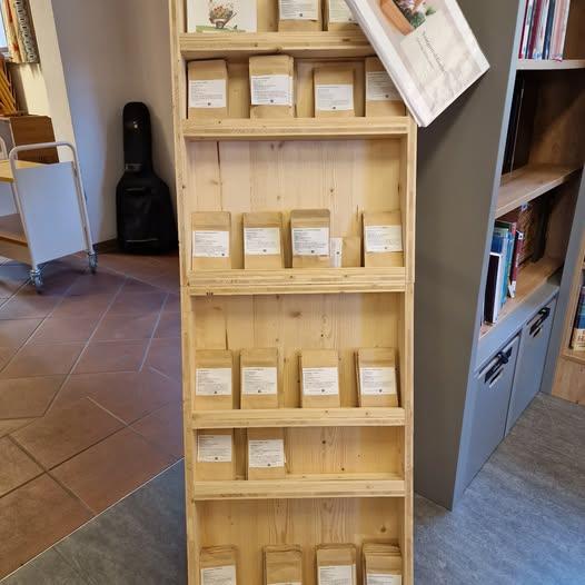 Saatgutbibliothek in der Grinner Bibliothek